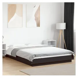 vidaXL Bettgestell 120 x 190 cm Schwarz