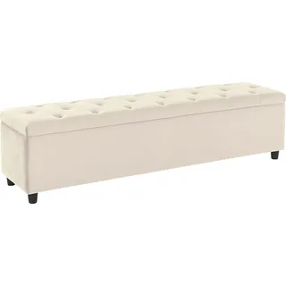 Guido Maria Kretschmer Home & Living Guido Maria Kretschmer Home&Living Bettbank »Relaxy«, gesteppt, mit Staufach beige