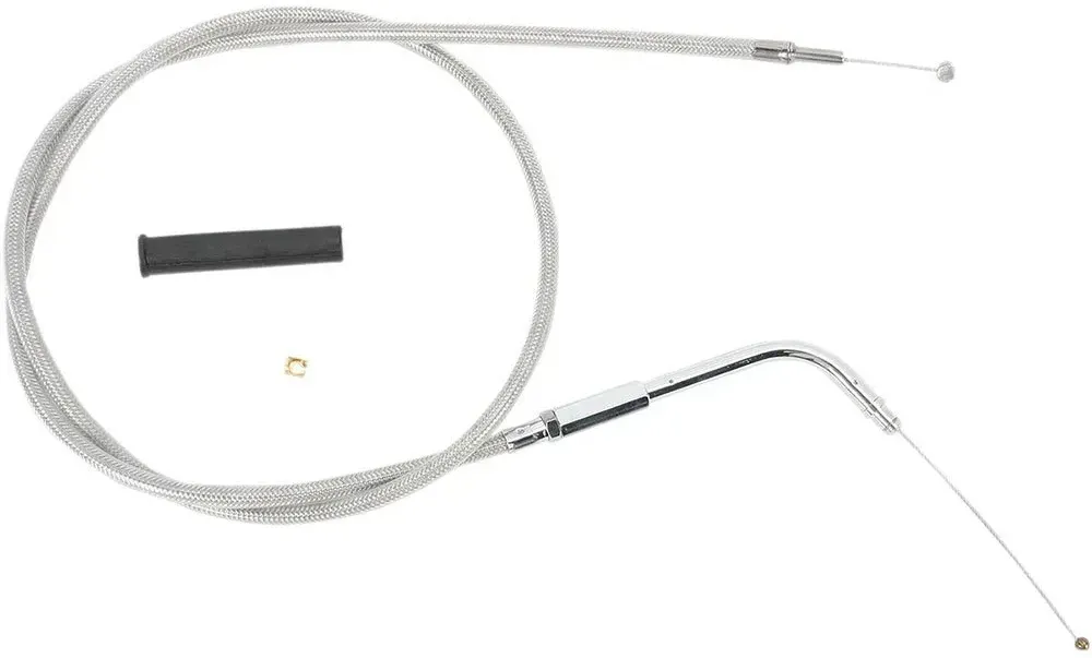 Drag Specialties 37 ́ ́ 5342506b Leerlaufkabel - Stainless Steel - One Size