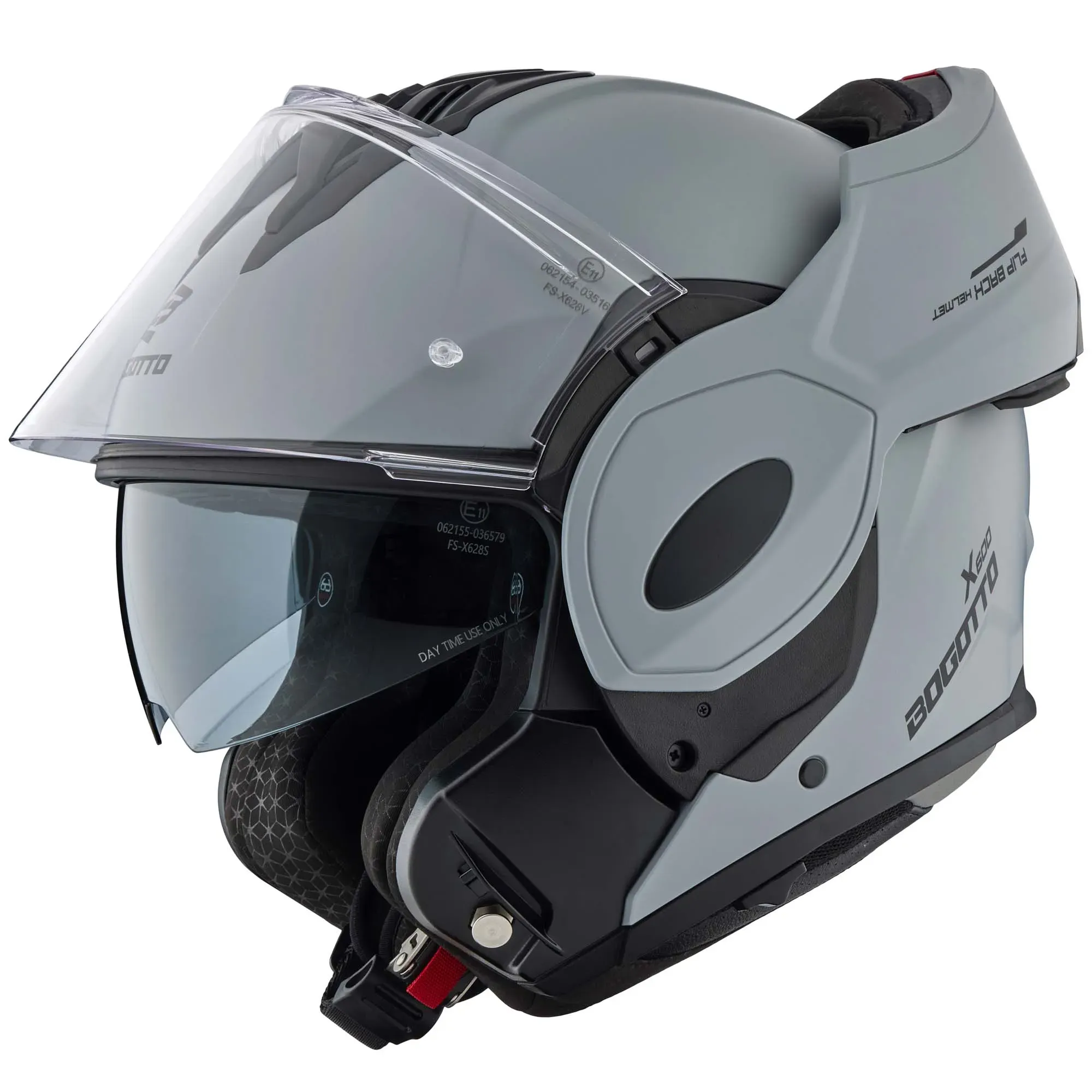 Bogotto FS-X600 Klapphelm, grau, Größe XS für Frauen