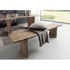 Massivmoebel24 Baumbank 160 x 45 x 38 cm natur lackiert / Akazie