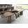 Massivmoebel24 Baumbank 160 x 45 x 38 cm natur lackiert / Akazie