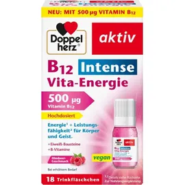 Queisser Aktiv B12 Intense 450 mg Vita-Energie Trinkfläschchen 18 St.
