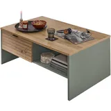 Innostyle INA Couchtisch Schilfgrün Eiche 110 x 44 x 65 cm
