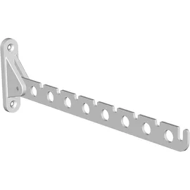 alfer element system gmbh alfer Kleiderlüfter Laura, klappbar, 300 mm, weiß, inkl. Schrauben - Dübel, max. 10 kg Belastbarkeit