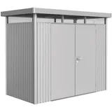 2,75 x 1,55 m silber-metallic Doppeltür