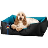 BedDog Hundebett M - Hundekissen - Hundekorb - Hundecouch - Hundesofa - Bezug abziehbar, Waschbar, für Kleine Hunde