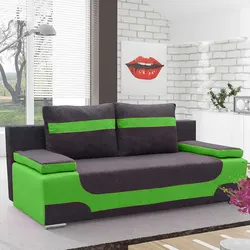 Schlafsofa Bettsofa in modernem Design 45 cm Sitzhöhe