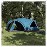 vidaXL Familienzelt 10 Personen Blau/Grau