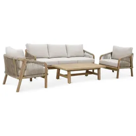 Idimex Sanya Gartenlounge 4-tlg. Natur/Beige