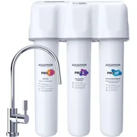 Aquintos Wasseraufbereitung ECO PRO Trio Aktivkohle Wasserfilter weiß