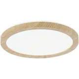 Paulmann Atria Shine 1 rund Holzoptik