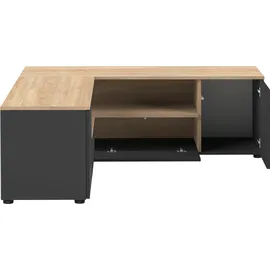 TemaHome Lowboard »ANGLE«, Kommode, ideale Ecklösung, Schenkelmaße: 130x130 cm braun