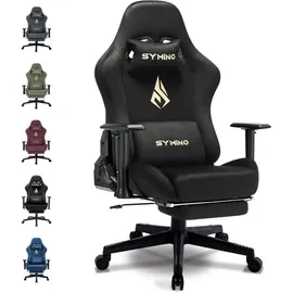 luxuskollektion Symino Gaming Stuhl Hochwertiger Stoff Schwarz