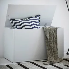 VCM Truhenbank Bendola Weiß 82 x 49 x 44 cm