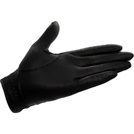 BEAVER GOLF Herren Golf Handschuh Schwarz - Premium Cabretta-Leder - Nachhaltig - Handarbeit (S, Links (Rechtshänder))