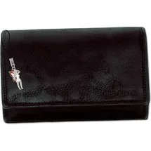 SilberDream Old River Geldbörse Kellnerbörse Damen Portemonnaie schwarz