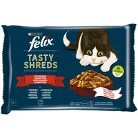 FELIX Tasty Shreds Country Flavours in Sauce 4x80g