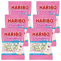 marshmellow Haribo Chamallows Minis mit Vanille Geschmack 200g 6er Pack