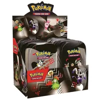 Pokémon Mini Tin Display Schwarze Blitze & Weiße Flammen