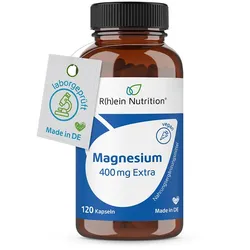 MAGNESIUM Oxid 400 mg Extra hochdosiert + vegan 120 St