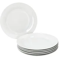 Mambocat 6er Set Tommy Speiseteller weiß Porzellan 26,7 cm