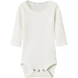 NAME IT Langarmbody Cloud Dancer 62