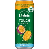 Volvic Touch Spritzig Zero ausgewählt von Volvic – Mango Passionsfrucht Geschmack – Ohne Kalorien – 12 x 0,33 l