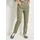 GOLDNER Kurzgröße: Baumwollhose mit Ziernähten in khaki | Gr.: 23