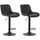 CLP 2er Set Barhocker Lentini Kunstleder Mit Fußstütze I Thekenhocker Höhenverstellbar & 360° Drehbar