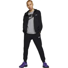 Nike Sportswear Club Herren-Kapuzenjacke Black/Black/White L