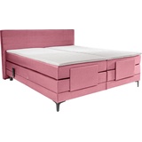 alina Boxspringbett "Powell" (altrosa GCP, 8) + 64878900-0 Chenille gcp