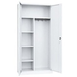 Classix Putzmittelschrank X-545527 signalweiß 80,0 x 38,0 x 180,0 cm, aufgebaut