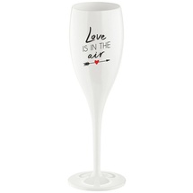 Koziol Sektglas Cheers No.1 Love is in the air 100 ml mit Aufdruck