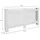 ECD Germany Heizkörperverkleidung Landhausstil 152x19x82 cm Weiß