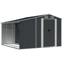 vidaXL Gerätehaus 277 x 279 x 179 cm anthrazit