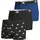 Adidas Sportswear Boxer »"Active Flex Cotton"«, (3er-Pack), mit weicher Nahtverarbeitung und tonalem Logo adidas Sportswear 913-schwarz/blau/schwarz-Logo