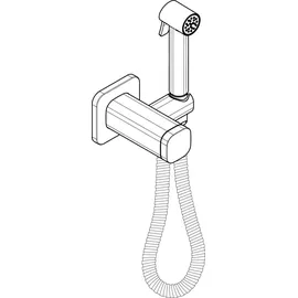 Hansgrohe AXOR Bidette Duschkopf 1 Strahlart softsquare Chrom 29243000