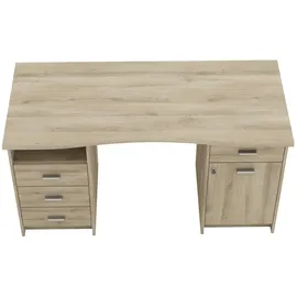 preisbrecher Schreibtisch Monaco 2 Eiche