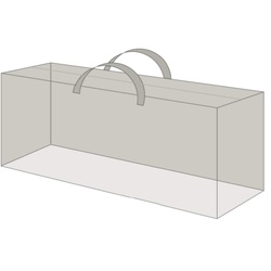 Grasekamp Black Premium Kissenschutztasche  125x32x50cm / protective bag /  atmungsaktiv / breathable