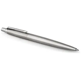 Parker Kugelschreiber Jotter Edelstahl silber, Schreibfarbe: blau,
