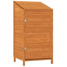 vidaXL Geräteschuppen 0,55 x 0,52 x 1,12 m Massivholz Tanne braun