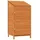 vidaXL Geräteschuppen 0,55 x 0,52 x 1,12 m Massivholz Tanne braun