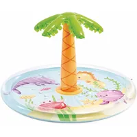 Intex Aufblasbarer Kinderpool mit Palmenspray Ø 173 x 104 cm (56433)