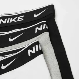 Nike Essential Cotton Stretch Trunk braun/weiß M 3er Pack