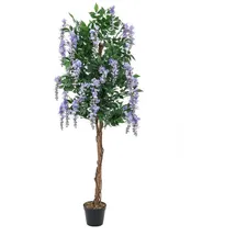 Europalms Goldregenbaum, Kunstpflanze, violett, 180cm