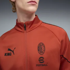 Puma AC Milan King Anthem rostrot / schwarz, XXL