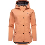 Ragwear leichte Damen Übergangsjacke mit Kapuze Margge Shell YOUMODO Peach Gr. XS (34), orange (pfirsich), Obermaterial: 100% Polyester.