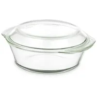 VIVALTO Auflaufform, Transparent, Glas, Kochen, Auflaufformen