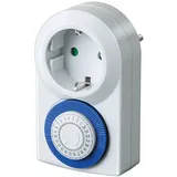 Brennenstuhl 1506160 Steckdosen-Zeitschaltuhr analog Tagesprogramm 3500W IP20